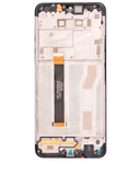 Replacement LCD Assembly With Frame Compatible with LG K50s (Refurbished) (Black)