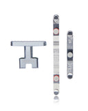 Replacement Hard Buttons (Power / Volume) Compatible with OnePlus Nord (Gray Onyx)