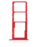 Replacement Dual Sim Card Tray Compatible with Huawei Y7 (2019) (Coral Red)