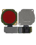 Replacement Fingerprint Reader With Flex Cable Compatible with Huawei Y7 (2019) (Coral Red)