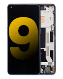 Replacement OLED Assembly With Frame Compatible with OnePlus 9 (International Version) (Refurbished) (Arctic Sky)