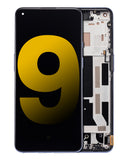 Replacement OLED Assembly With Frame Compatible with OnePlus 9 (International Version) (Refurbished) (Winter Mist)