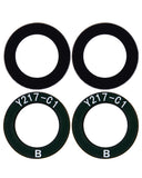 Replacement Back Camera Lens (Glass Only) With Adhesive Compatible with OnePlus 9R (All Colors) (2 Piece Set)