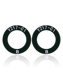 Replacement Back Camera Lens (Glass Only) With Adhesive Compatible with OnePlus 9R (All Colors) (2 Piece Set)