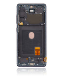 Replacement OLED Assembly With Frame Compatible with Samsung Galaxy S20 FE 4G / 5G (Aftermarket Plus) (Cloud Navy)