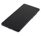 Replacement OLED Assembly With Frame Compatible with Samsung Galaxy S20 FE 4G / 5G (Aftermarket Plus) (Cloud Navy)