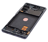 Replacement OLED Assembly With Frame Compatible with Samsung Galaxy S20 FE 4G / 5G (Aftermarket Plus) (Cloud Navy)