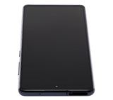Replacement OLED Assembly With Frame Compatible with Samsung Galaxy S20 FE 4G / 5G (Aftermarket Plus) (Cloud Navy)
