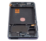 Replacement OLED Assembly With Frame Compatible with Samsung Galaxy S20 FE 4G / 5G (Aftermarket Plus) (Cloud Navy)