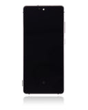 Replacement OLED Assembly With Frame Compatible with Samsung Galaxy S20 FE 4G / 5G (Aftermarket Plus) (Cloud White)