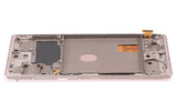 Replacement OLED Assembly With Frame Compatible with Samsung Galaxy S20 FE 4G / 5G (Aftermarket Plus) (Cloud Orange)