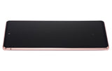 Replacement OLED Assembly With Frame Compatible with Samsung Galaxy S20 FE 4G / 5G (Aftermarket Plus) (Cloud Orange)