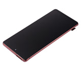 Replacement OLED Assembly With Frame Compatible with Samsung Galaxy S20 FE 4G / 5G (Aftermarket Plus) (Cloud Red)