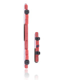 Replacement Hard Buttons (Power / Volume) Compatible with Samsung Galaxy S20 FE 4G / 5G (Cloud Red)