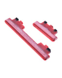 Replacement Hard Buttons (Power / Volume) Compatible with Samsung Galaxy S20 FE 4G / 5G (Cloud Red)
