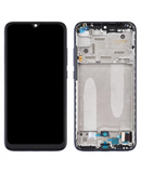 Replacement OLED Assembly With Frame Compatible with Xiaomi Mi A3 (Refurbished) (Black)