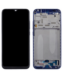 Replacement OLED Assembly With Frame Compatible with Xiaomi Mi A3 (Refurbished) (Blue)