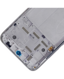Replacement OLED Assembly With Frame Compatible with Xiaomi Mi A3 (Refurbished) (Silver)