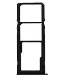 Replacement Dual Sim Card Tray Compatible with Samsung Galaxy A21 (A215 / 2020) (Cosmic Gray)