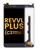 Replacement LCD Assembly Without Frame Compatible with Revvl T-Mobile Revvl Plus (C3701A) (Refurbished) (All Colors)