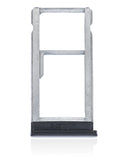 Replacement Single Sim Card Tray Compatible with Revvl T-Mobile Revvl Plus (C3701A) (Black)