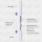 Bluetooth Earbuds Cleaning Pen Cleaning Brush Kit Washing Anti-clogging Tool Compatible with Others