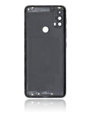 Replacement Back cover Glass Compatible with Motorola Moto E40 (XT2159 / 2021) (Carbon Gray)