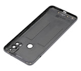 Replacement Back cover Glass Compatible with Motorola Moto E40 (XT2159 / 2021) (Carbon Gray)