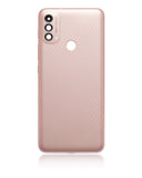 Replacement Back cover Glass Compatible with Motorola Moto E40 (XT2159 / 2021) (Pink Clay)