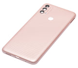 Replacement Back cover Glass Compatible with Motorola Moto E40 (XT2159 / 2021) (Pink Clay)