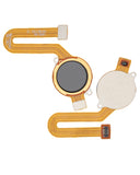 Replacement Fingerprint Reader With Flex Cable Compatible with Motorola Moto E40 (XT2159 / 2021) (Carbon Gray)