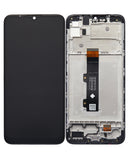 Replacement LCD Assembly With Frame Compatible with Motorola Moto E20 (XT2155 / 2021) (Refurbished) (Black)