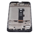 Replacement LCD Assembly With Frame Compatible with Motorola Moto E20 (XT2155 / 2021) (Refurbished) (Black)