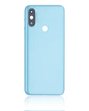 Replacement Back cover Glass Compatible with Motorola Moto E20 (XT2155 / 2021) (Blue)