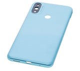 Replacement Back cover Glass Compatible with Motorola Moto E20 (XT2155 / 2021) (Blue)