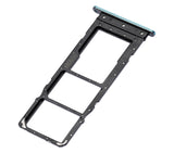 Replacement Dual Sim Card Tray Compatible with Motorola Moto E20 (XT2155 / 2021) (Green)