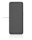 Replacement OLED Assembly With Frame Compatible with Asus ROG Phone 2 (ZS660KL) (Refurbished) (Matte Black)
