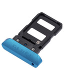 Replacement Dual Sim Card Tray Compatible with Asus ROG Phone 5 (ZS673KS) (Blue)