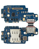 Replacement Charging Port Board With Sim Card Reader Compatible with Samsung Galaxy S22 Ultra 5G (US Version) (Premium)