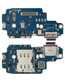 Replacement Charging Port Board With Sim Card Reader Compatible with Samsung Galaxy S22 Ultra 5G (S908B/N) (International Version) (Premium)