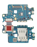 Replacement Charging Port Board With Sim Card Reader Compatible with Samsung Galaxy S22 5G (S901B) (International Version) (Premium)