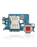 Replacement Charging Port Board With Sim Card Reader Compatible with Samsung Galaxy S22 5G (S901B) (International Version) (Premium)