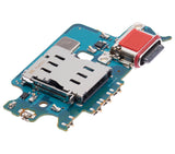 Replacement Charging Port Board With Sim Card Reader Compatible with Samsung Galaxy S22 5G (S901B) (International Version) (Premium)
