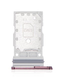 Replacement Dual Sim Card Tray Compatible with Samsung Galaxy S22 Ultra (Burgundy)