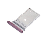 Replacement Dual Sim Card Tray Compatible with Samsung Galaxy S22 Ultra (Burgundy)