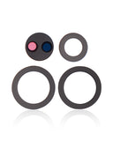 Replacement Back Camera Lens (Glass Only) With Adhesive Compatible with Samsung Galaxy S22 Ultra 5G (5 Piece Set)