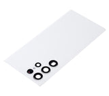 Replacement Back Cover Glass With Camera Lens Compatible with Samsung Galaxy S22 Ultra 5G (No Logo) (Aftermarket Plus) (White)