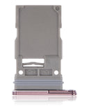 Replacement Single Sim Card Tray Compatible with Samsung Galaxy S22 Ultra 5G (Burgundy)