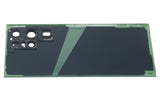 Replacement Back Cover Glass With Camera Lens Compatible with Samsung Galaxy S22 Ultra 5G (No Logo) (Aftermarket Plus) (Green)