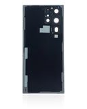 Replacement Back Cover Glass With Camera Lens Compatible with Samsung Galaxy S22 Ultra 5G (No Logo) (Aftermarket Plus) (Graphite)